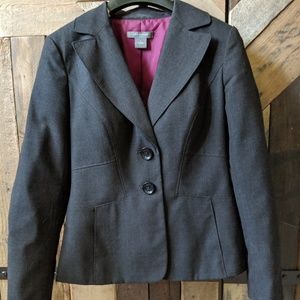 Ann Taylor Dark Gray Blazer - 2